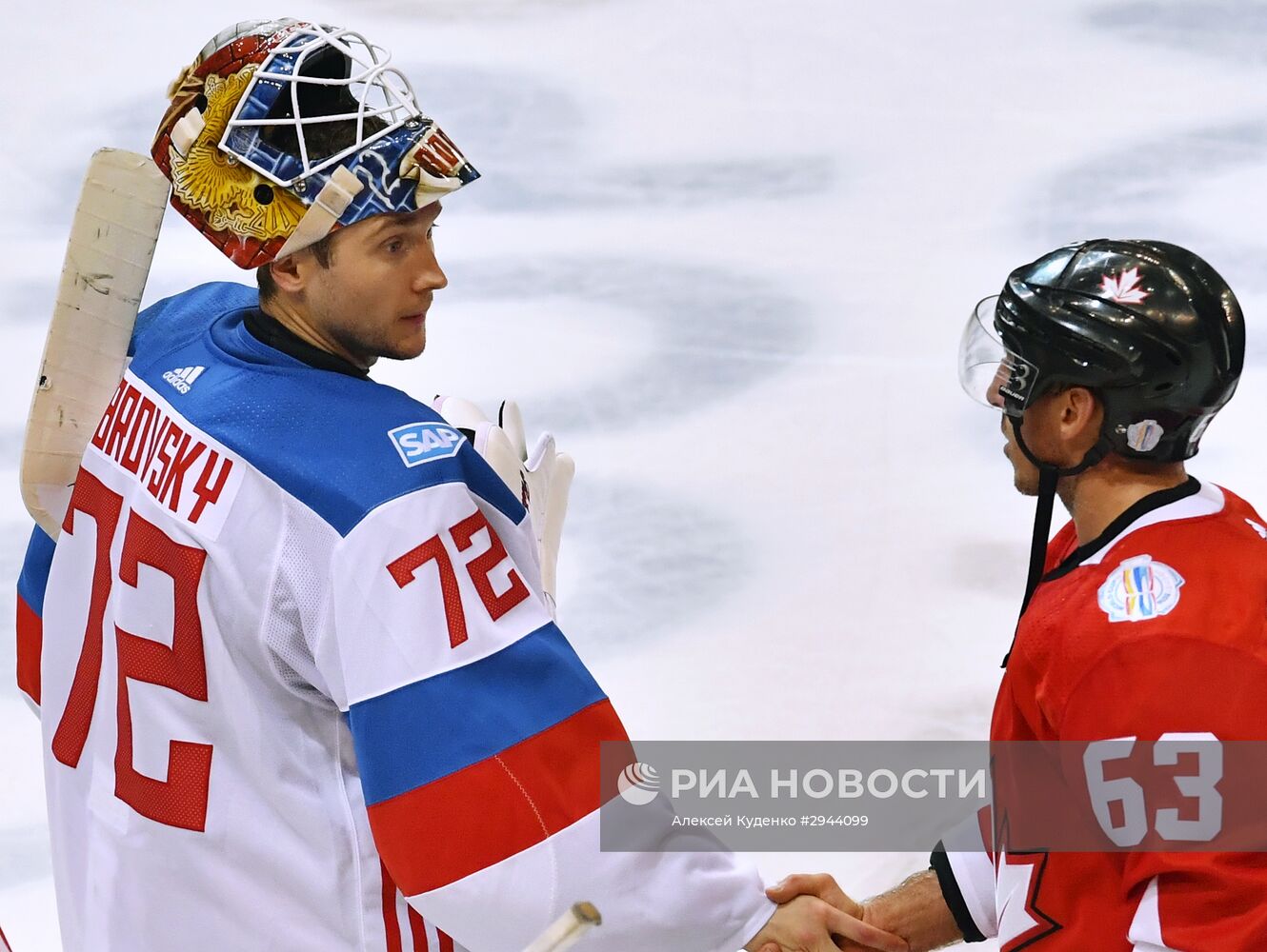 Хоккей. Кубок мира. Матч Канада - Россия
