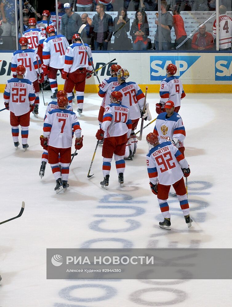 Хоккей. Кубок мира. Матч Канада - Россия