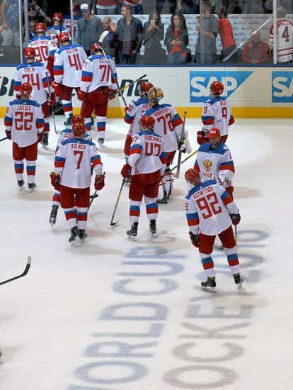 Хоккей. Кубок мира. Матч Канада - Россия