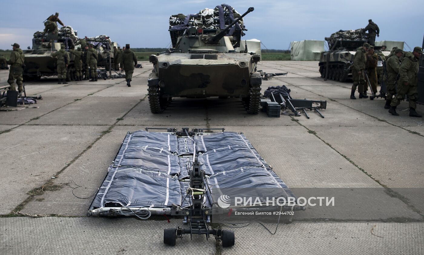 Учения ВДВ в Рязанской области