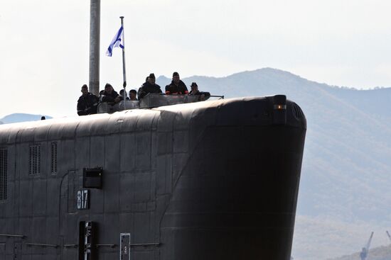 АПЛ "Владимир Мономах" прибыла к месту постоянного базирования на Камчатку