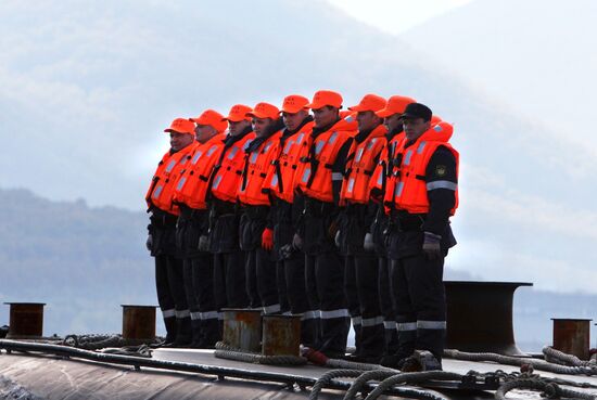 АПЛ "Владимир Мономах" прибыла к месту постоянного базирования на Камчатку