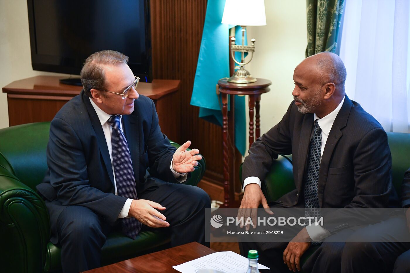 Встреча заместителя министра иностранных дел РФ М.Л. Богданова с государственным министром иностранных дел Республики Судан Камаль Исмаилом