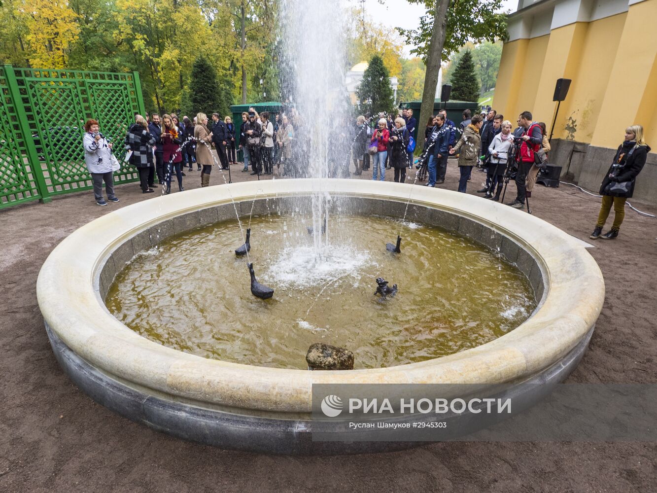 Реставрация фонтанов в Петергофе