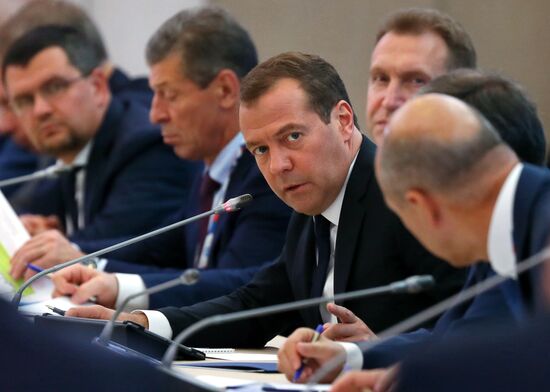 Премьер-министр РФ Д. Медведев на XV Международном инвестиционном форуме "Сочи-2016"
