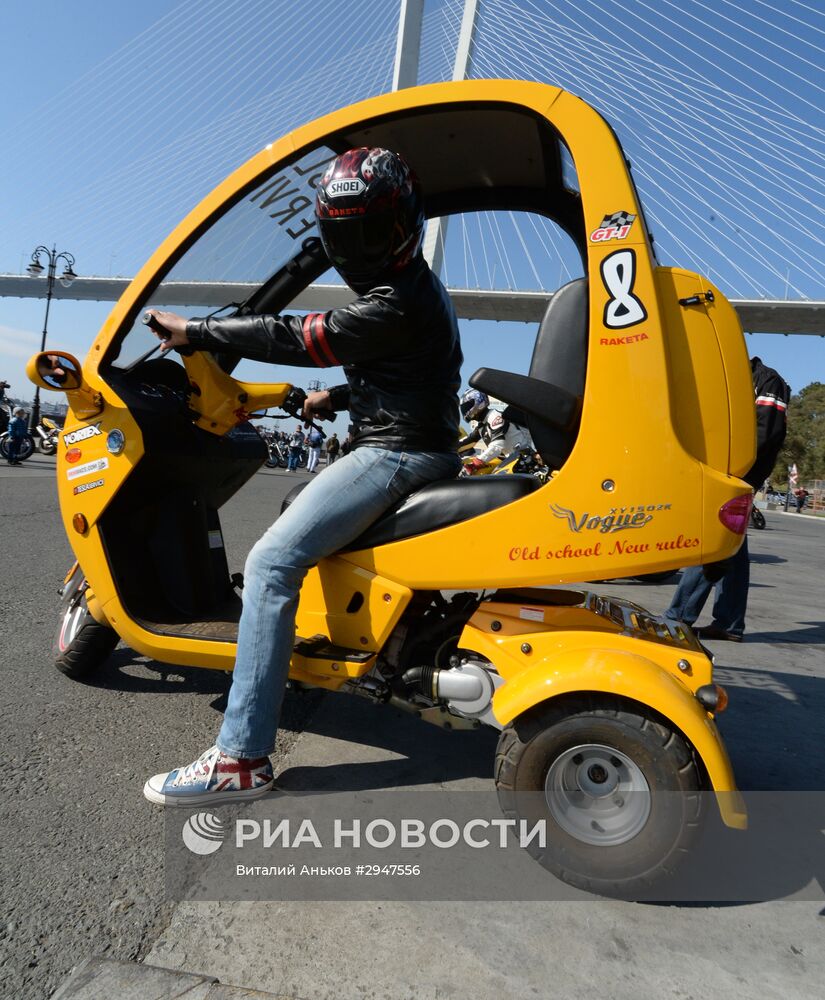 Закрытие байкерского сезона во Владивостоке