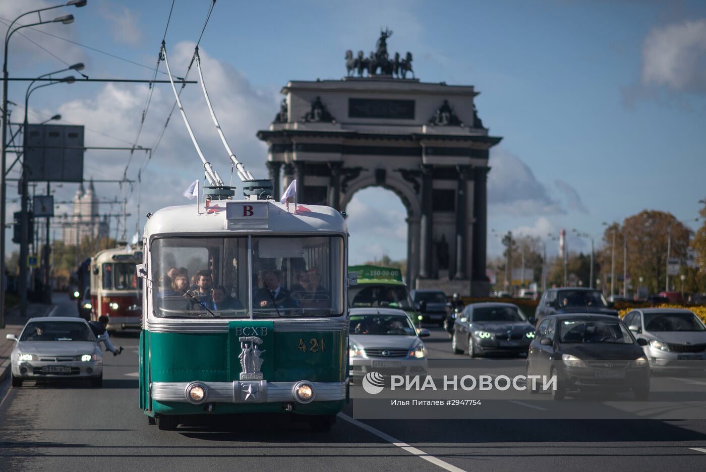 Праздник московского троллейбуса