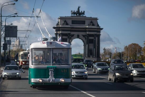 Праздник московского троллейбуса