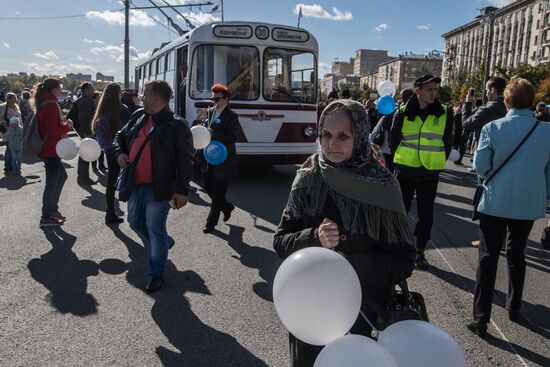 Праздник московского троллейбуса