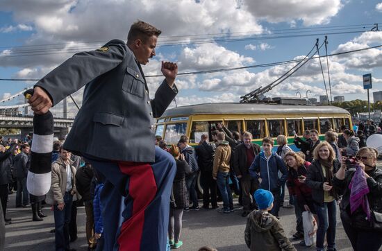 Праздник московского троллейбуса