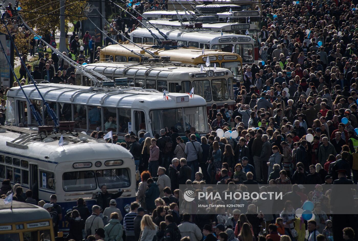 Праздник московского троллейбуса