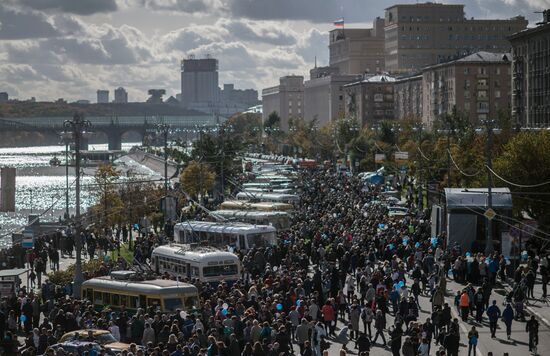 Праздник московского троллейбуса