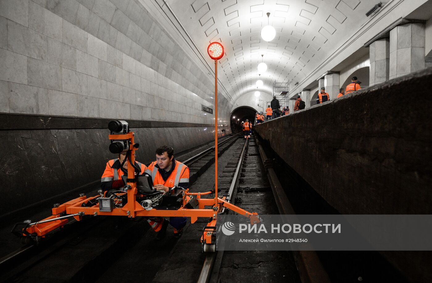 Проведение технологического "окна" на Сокольнической линии