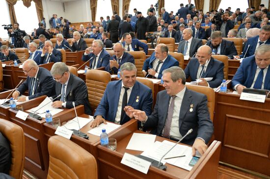 Первое заседание парламента Чеченской Республики IV созыва
