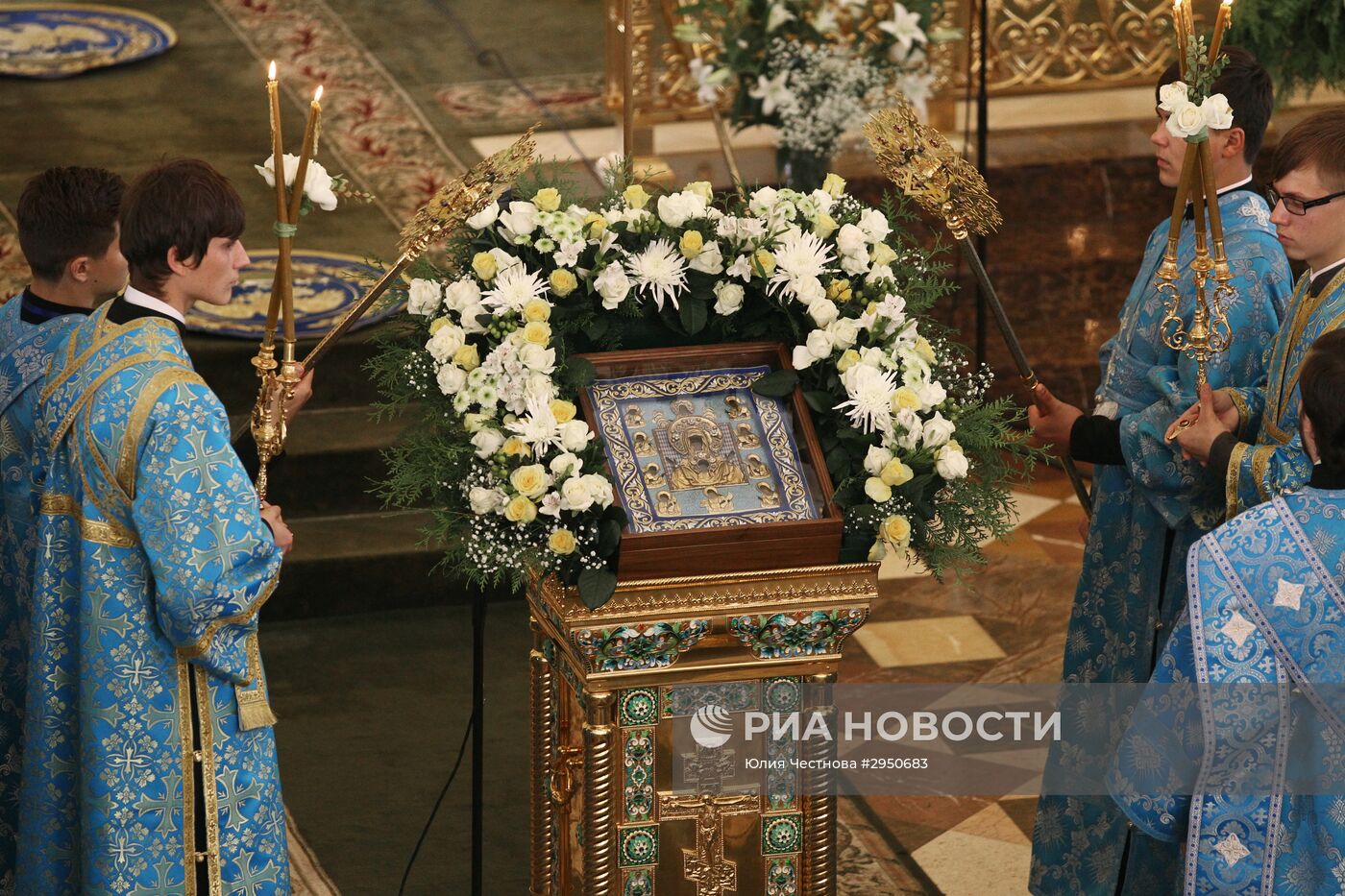 Прибытие Курской иконы Божией Матери "Знамение" в Мордовию