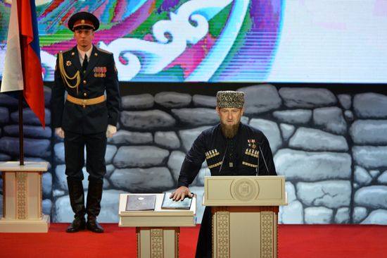 Инаугурация главы Чеченской Республики Р. Кадырова