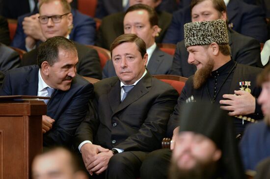 Инаугурация главы Чеченской Республики Р. Кадырова