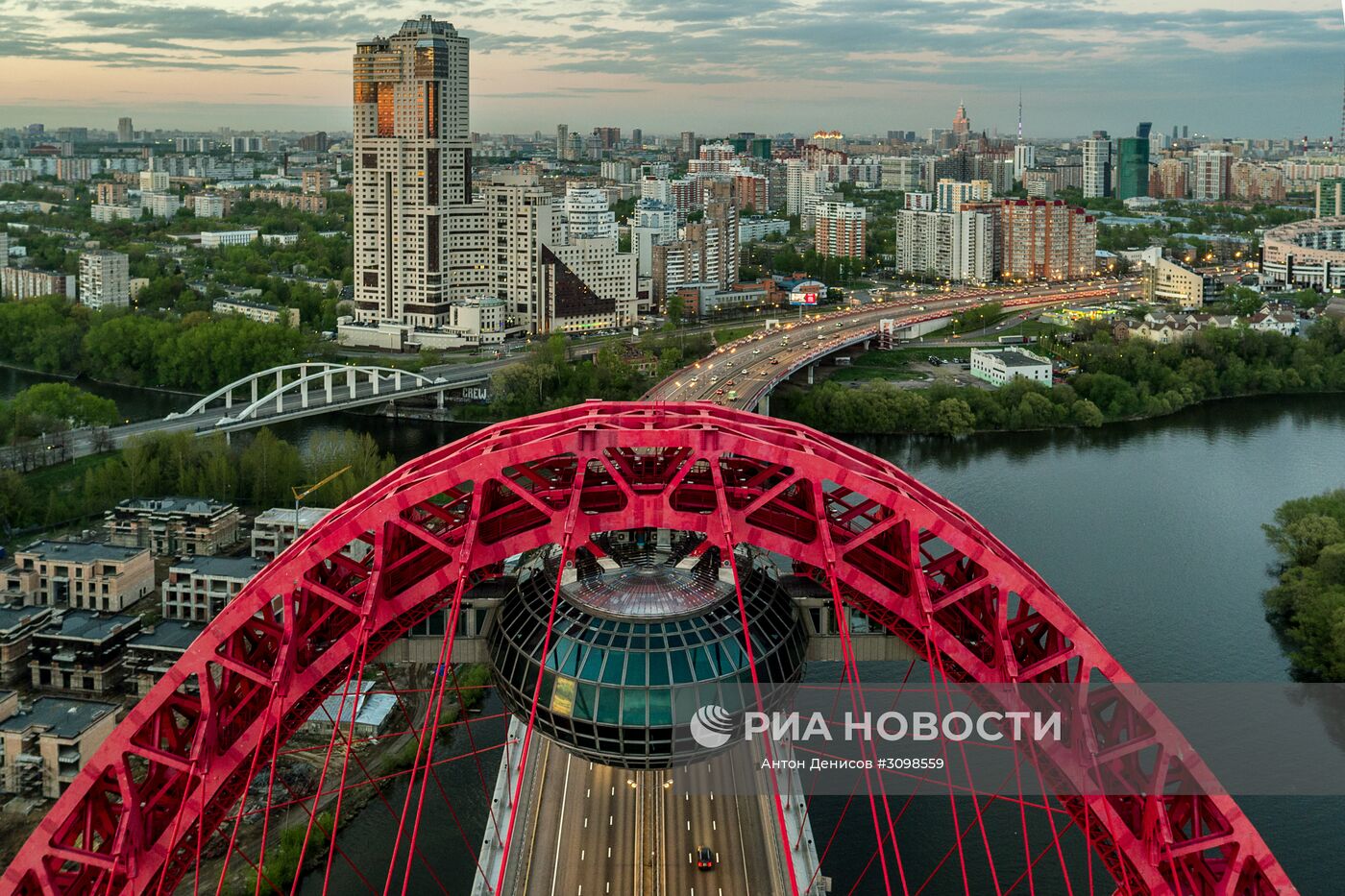 Москва СССР живописный мост