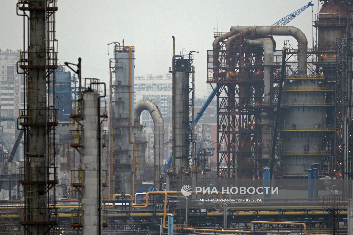 Московский нефтеперерабатывающий завод (НПЗ) | РИА Новости Медиабанк