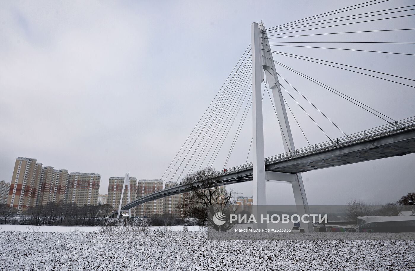 мост в павшинской пойме