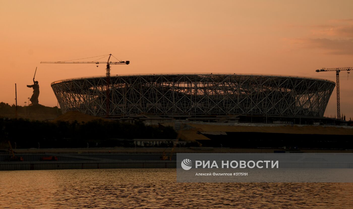 Строительство стадиона "Волгоград Арена"