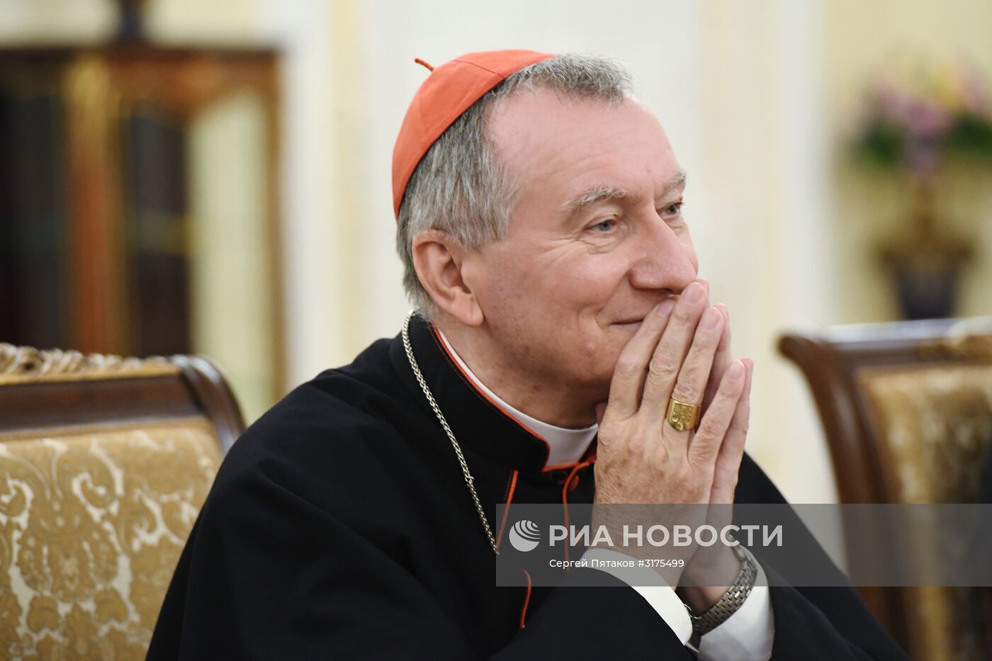 Встреча патриарха Кирилла с госсекретарем Ватикана П. Паролином