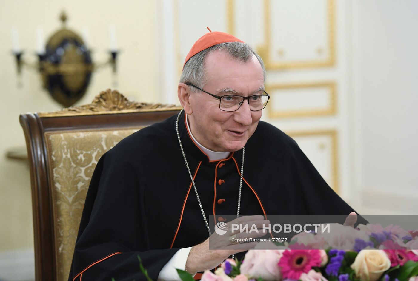 Встреча патриарха Кирилла с госсекретарем Ватикана П. Паролином