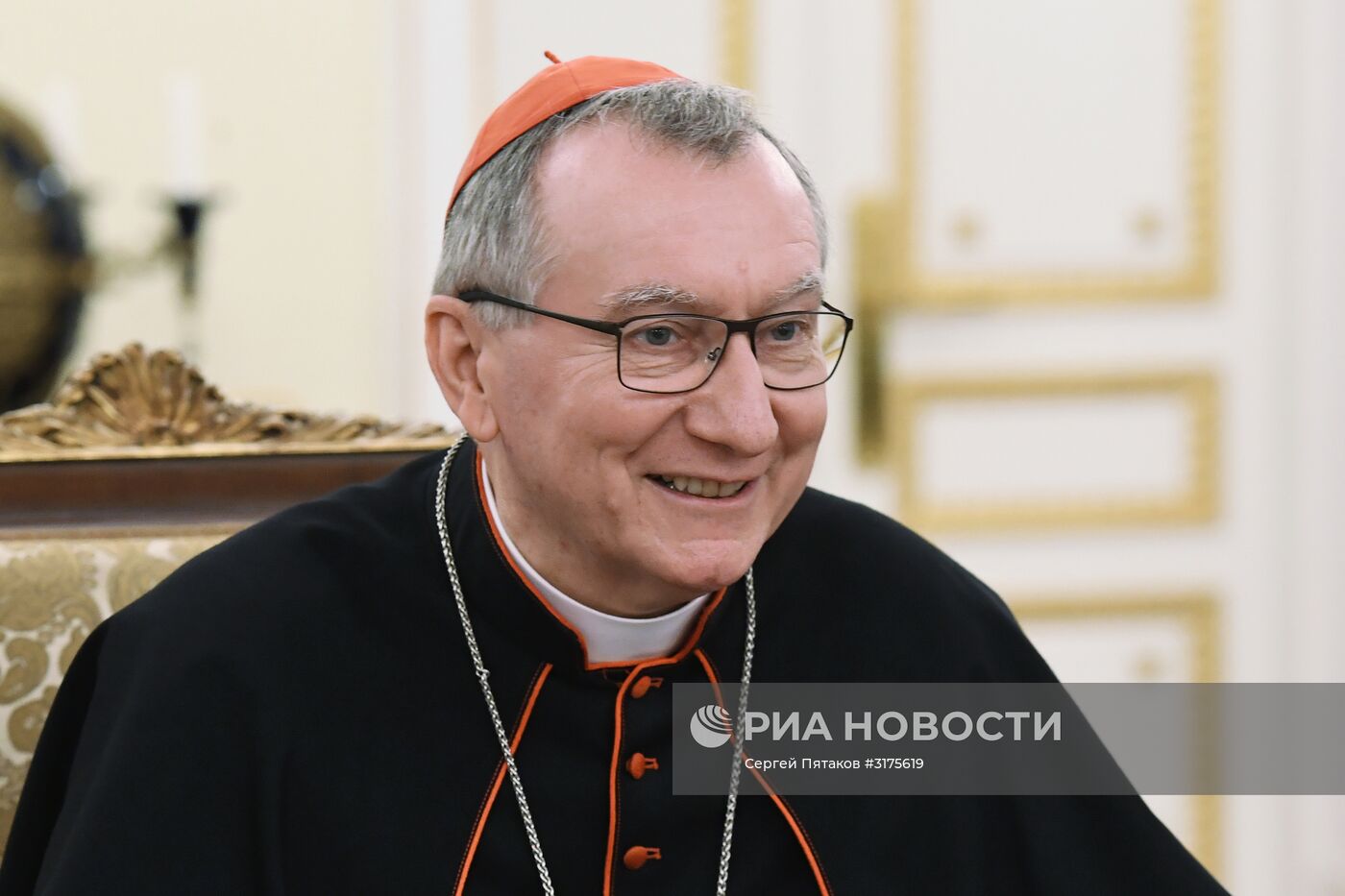 Встреча патриарха Кирилла с госсекретарем Ватикана П. Паролином