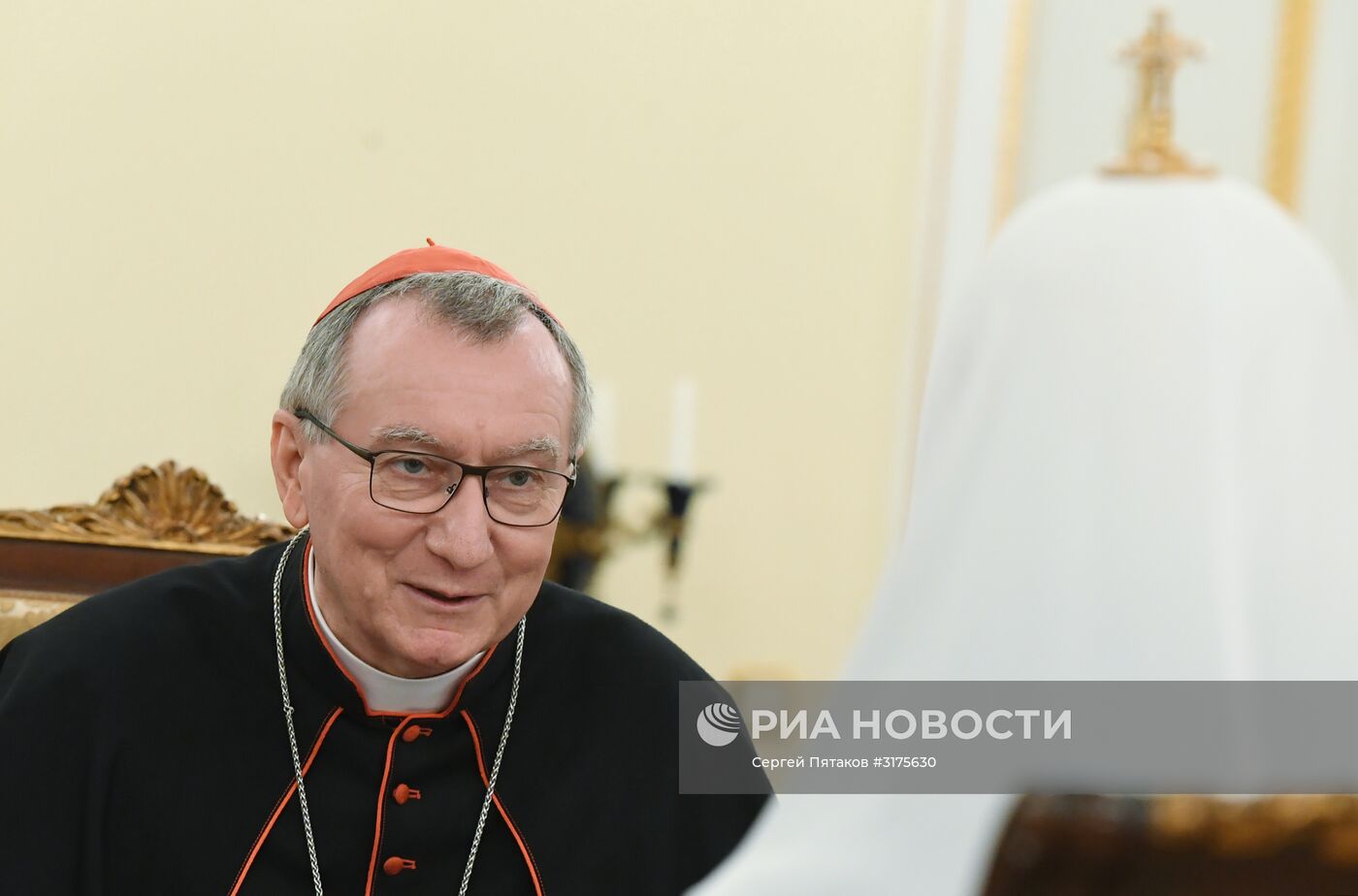 Встреча патриарха Кирилла с госсекретарем Ватикана П. Паролином