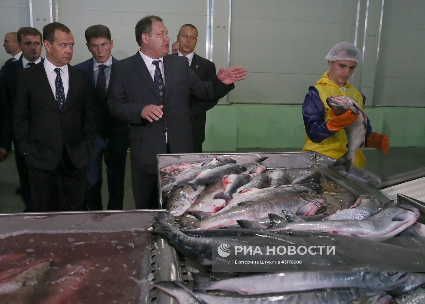 Рабочая поездка премьер-министра РФ Д. Медведева на Сахалин