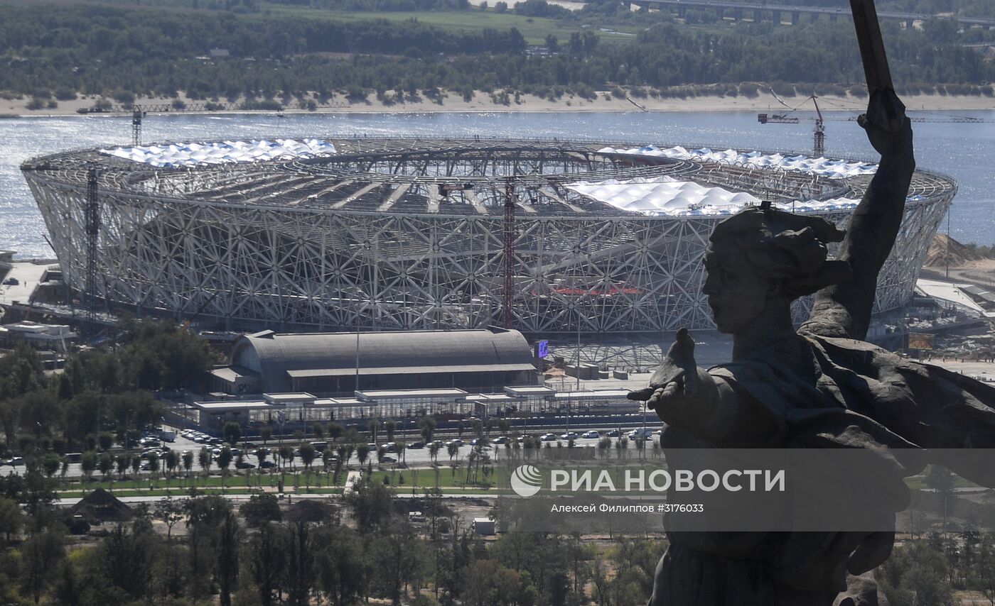 Строительство стадиона "Волгоград Арена"