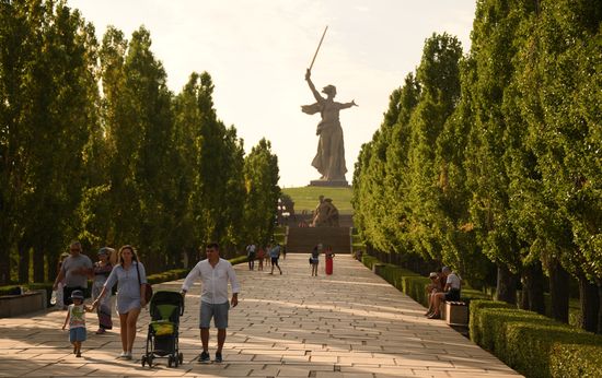 Мемориальный комплекс "Мамаев курган" в Волгограде
