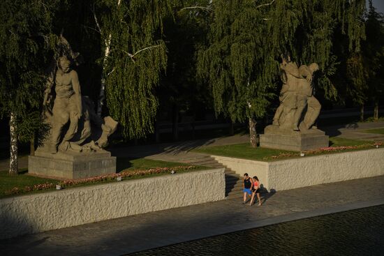 Мемориальный комплекс "Мамаев курган" в Волгограде