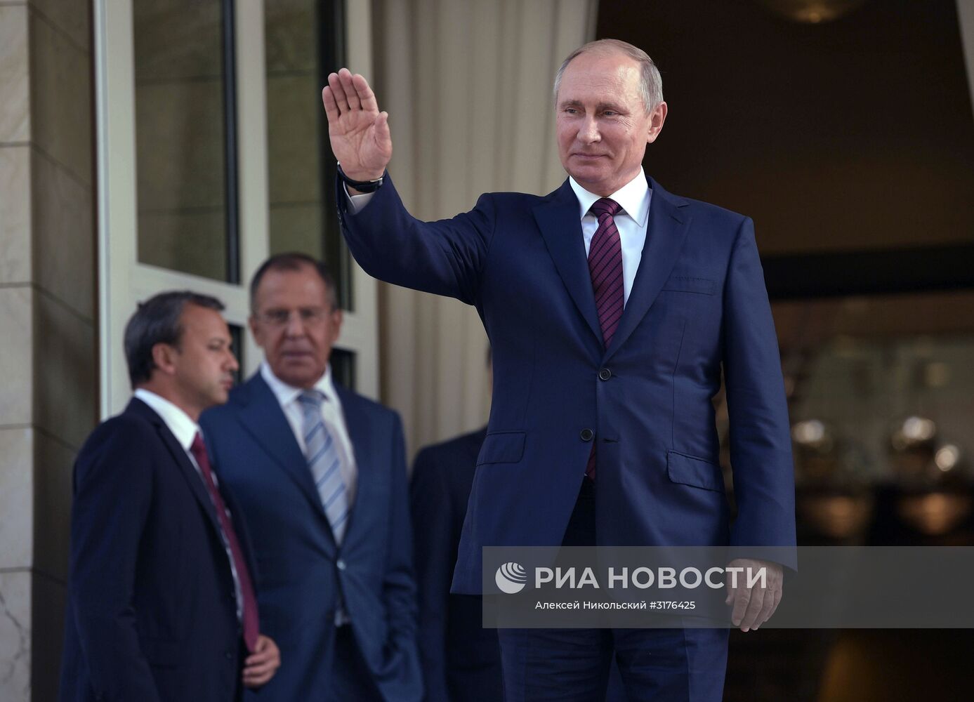 Президент РФ В. Путин встретился с премьер-министром Израиля Б. Нетаньяху