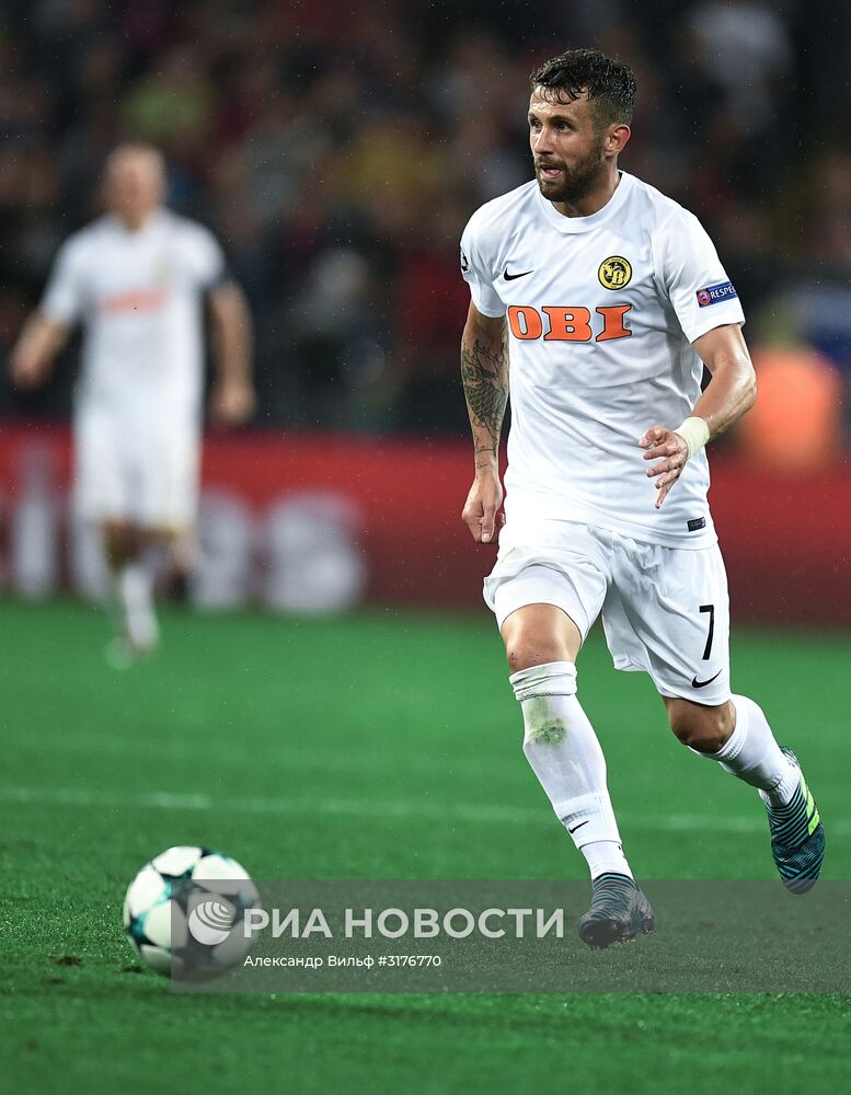 Футбол. Лига чемпионов. Матч ЦСКА - "Янг Бойз"
