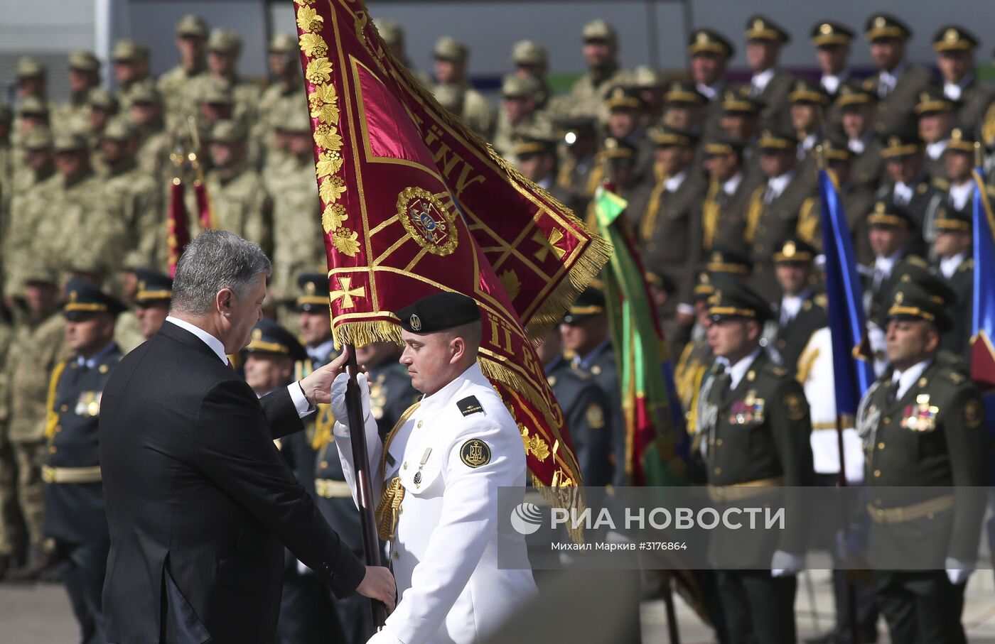 Парад в честь Дня независимости в Киеве