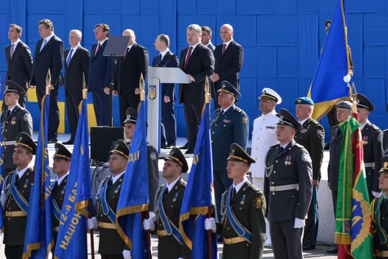 Парад в честь Дня независимости в Киеве