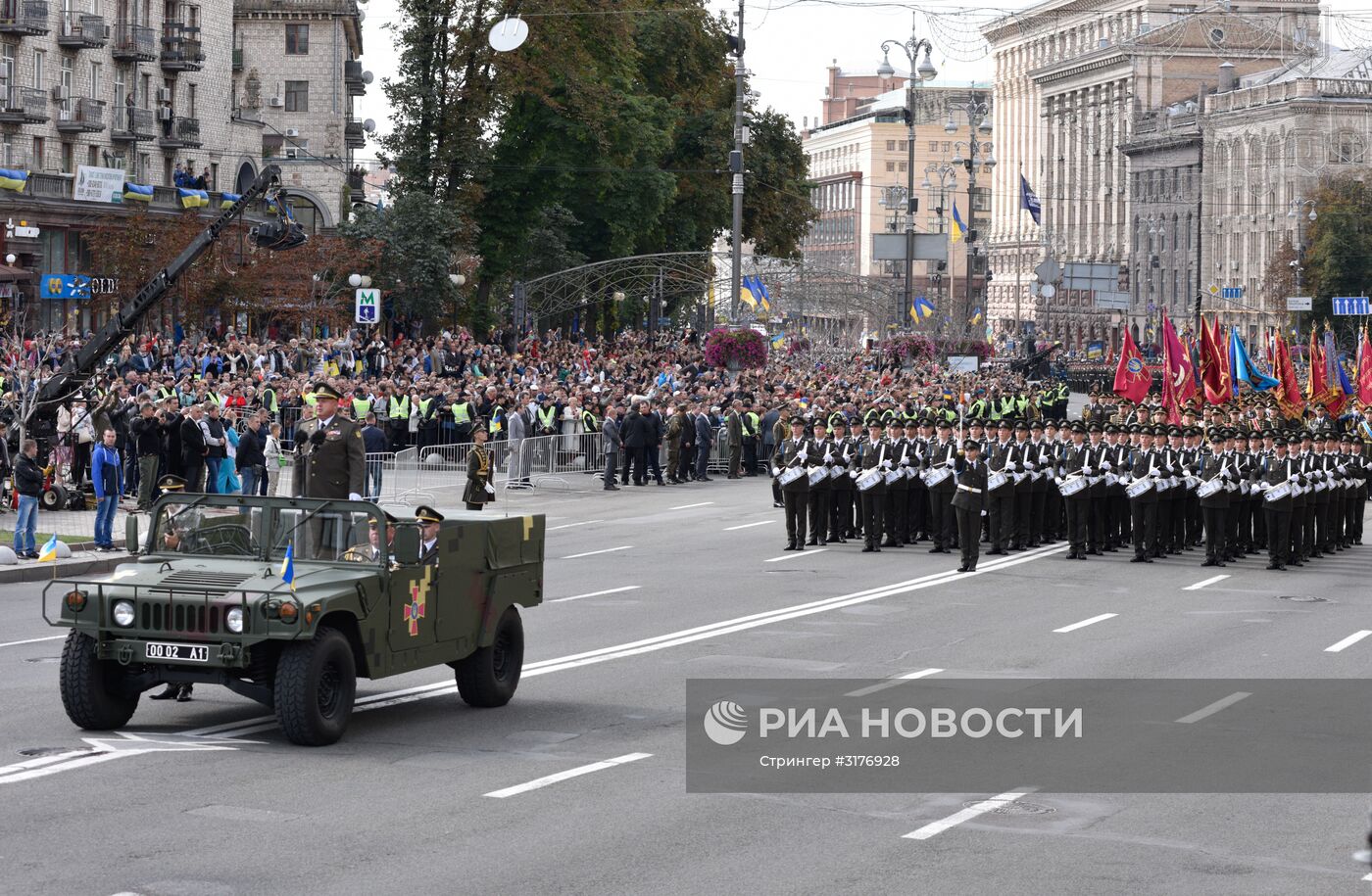 Парад в честь Дня независимости в Киеве