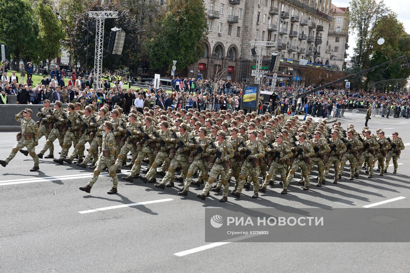 Парад в честь Дня независимости в Киеве