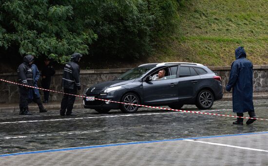 Взрыв произошел в центре Киева