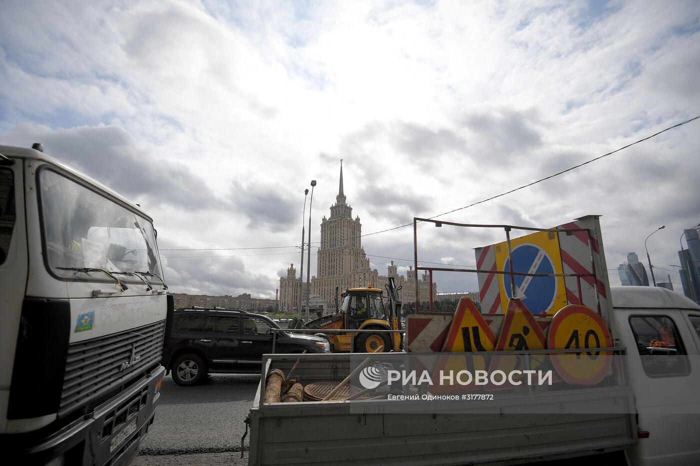 Реконструкция улиц в Москве