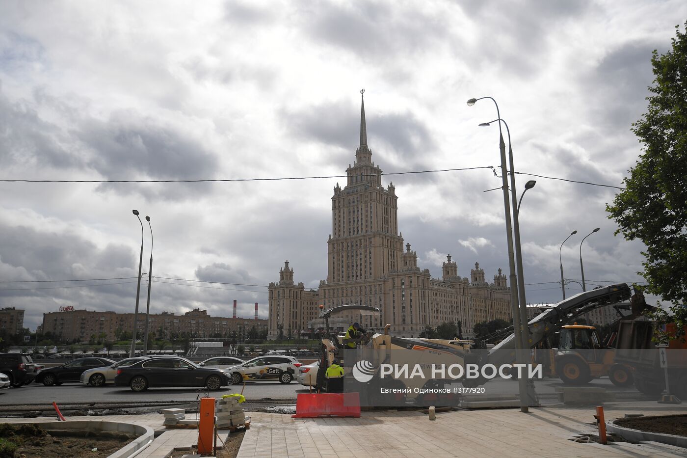 Реконструкция улиц в Москве