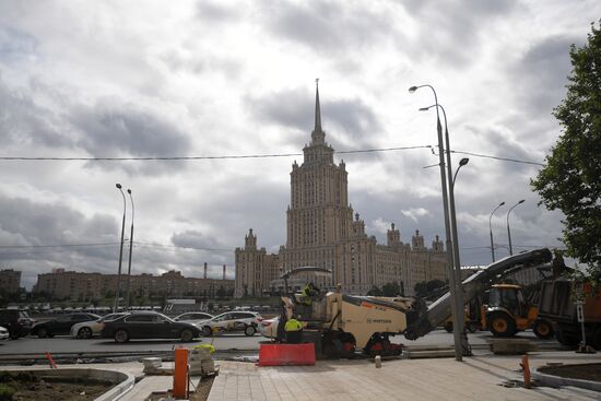 Реконструкция улиц в Москве