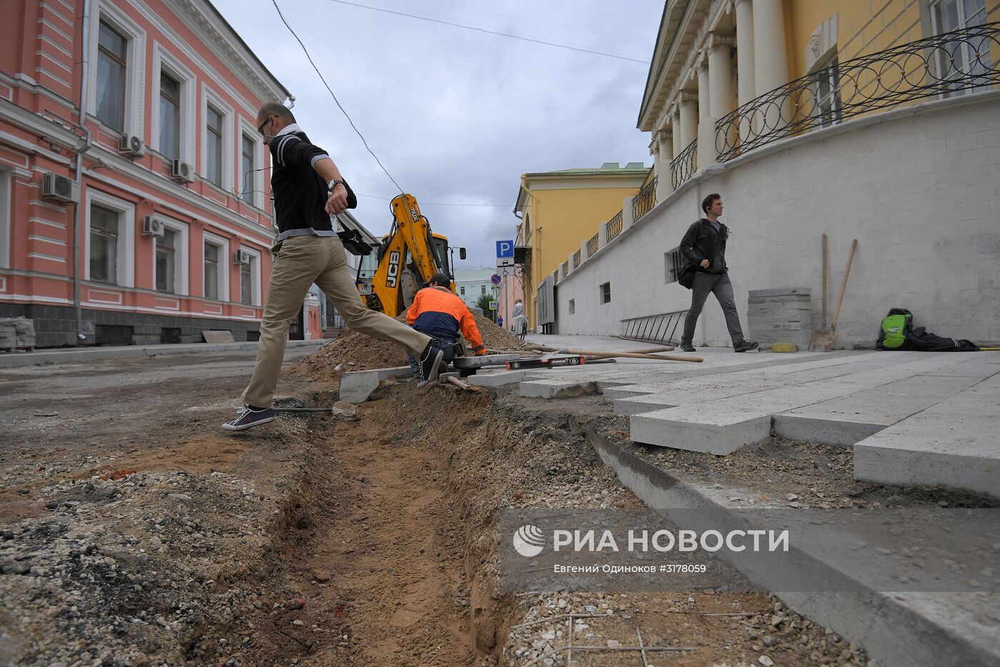 Реконструкция улиц в Москве