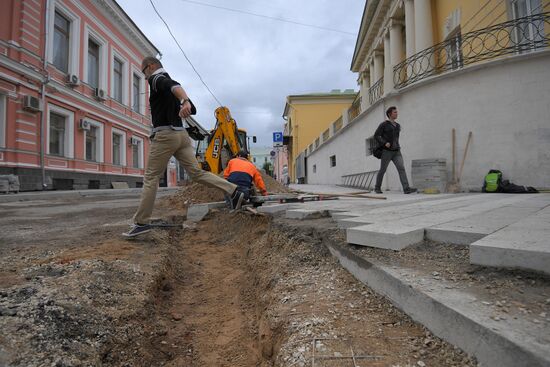 Реконструкция улиц в Москве