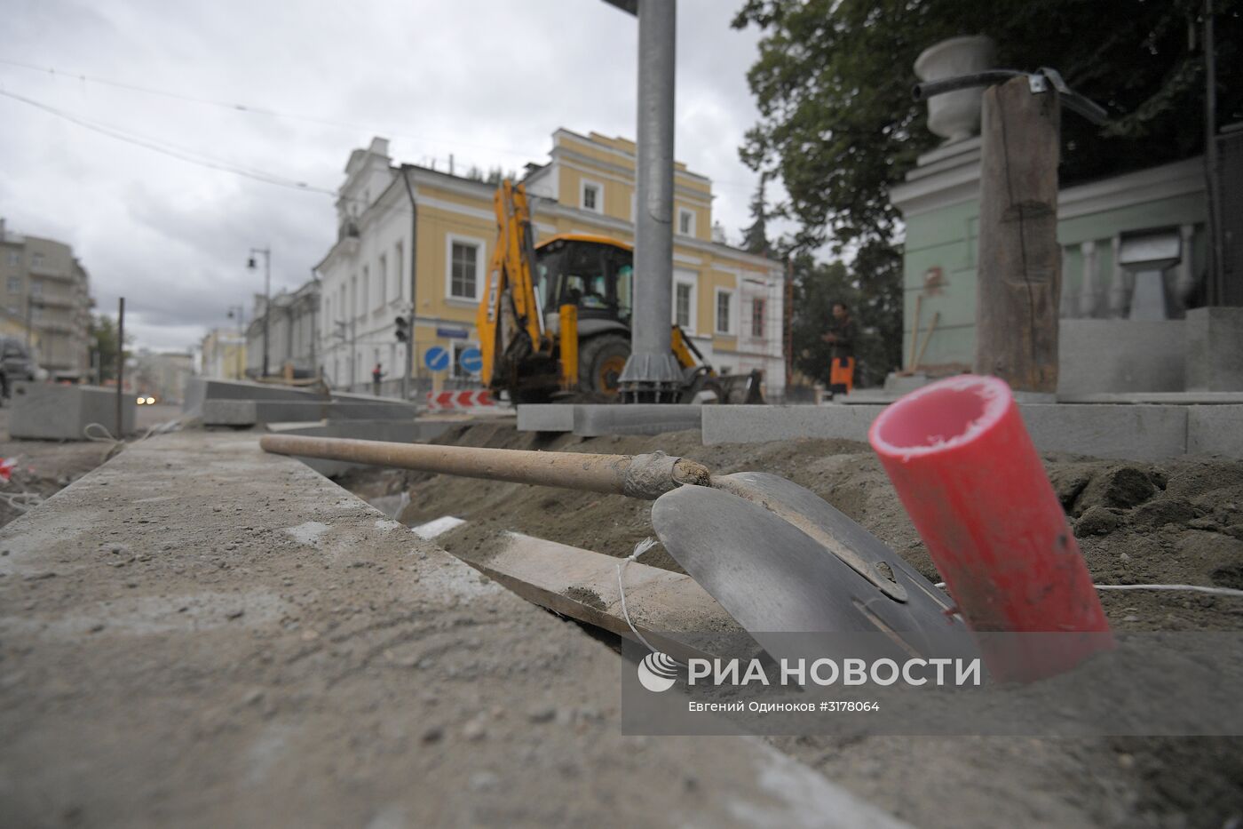 Реконструкция улиц в Москве