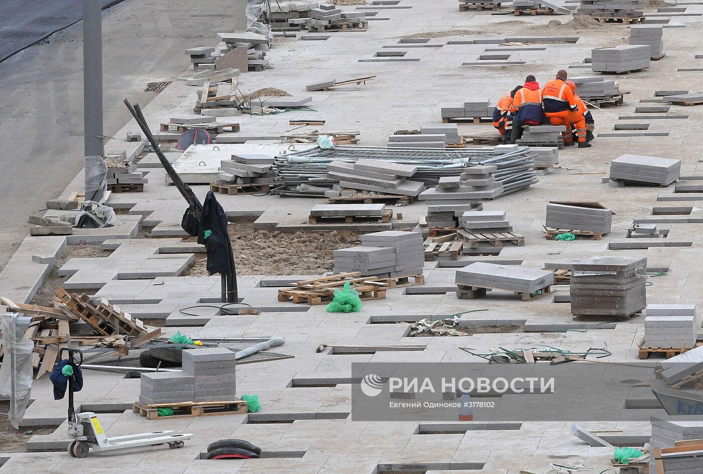 Реконструкция улиц в Москве