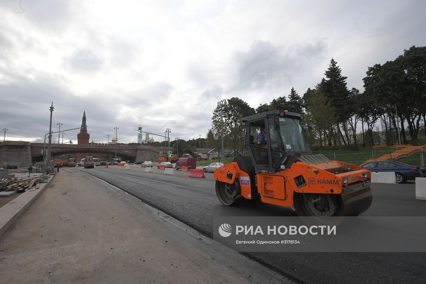 Реконструкция улиц в Москве