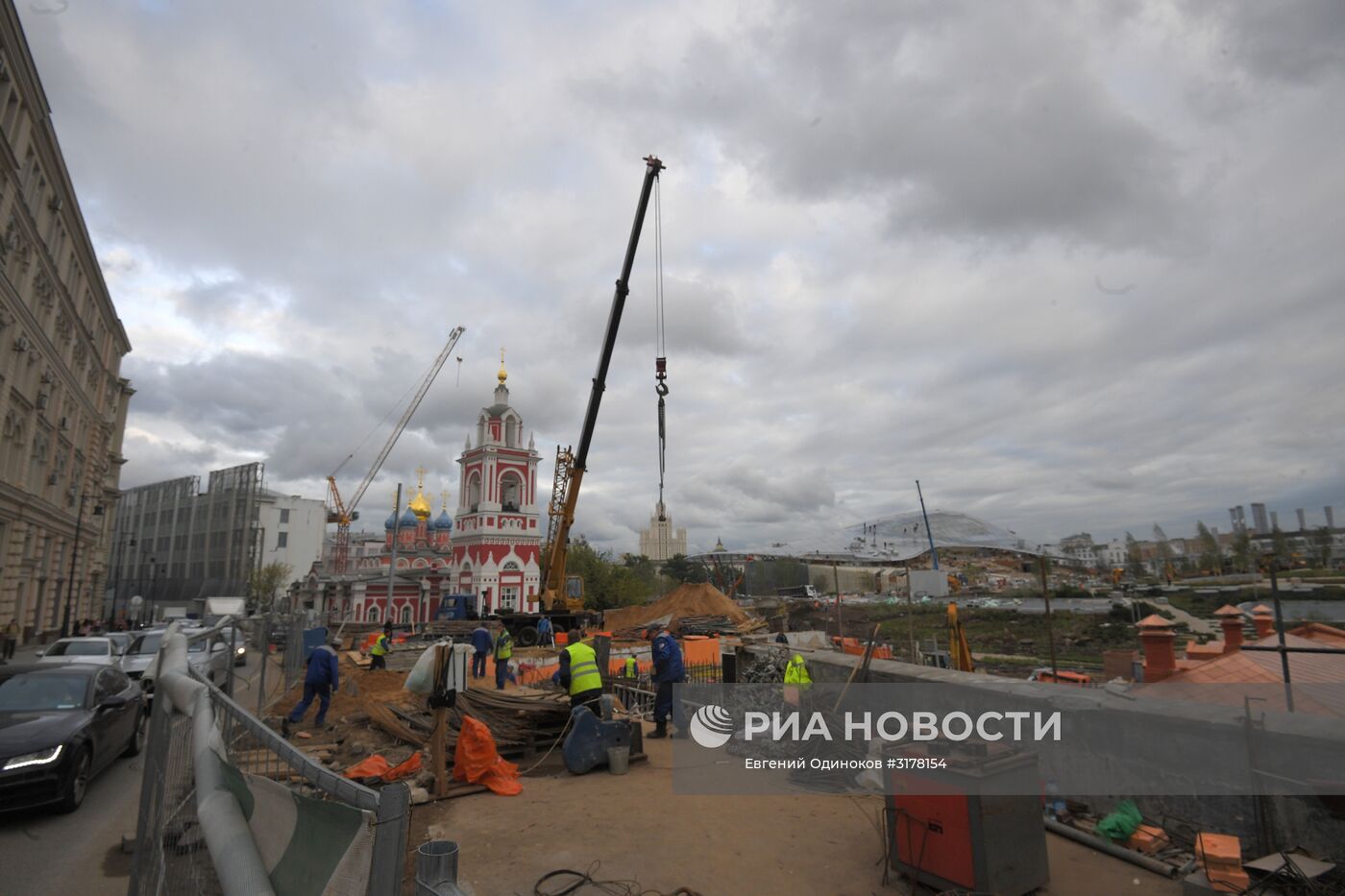 Реконструкция улиц в Москве