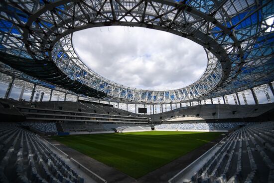 Строительство стадиона "Нижний Новгород"